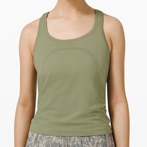 green swiftly tech tank top. size 6 NOT race length